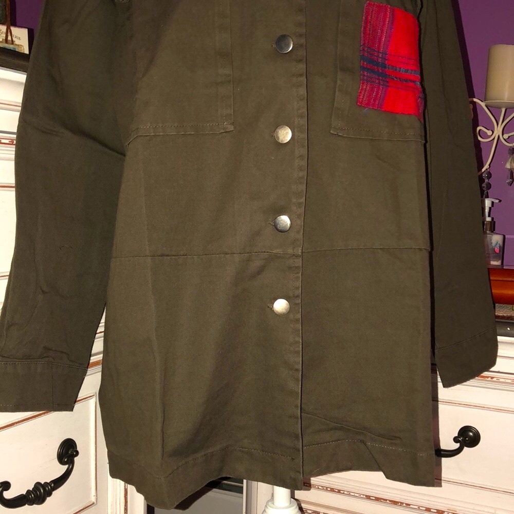 HP🥳★POL PATCH DETAIL UTILITY JACKET★ - Picture 6 of 14